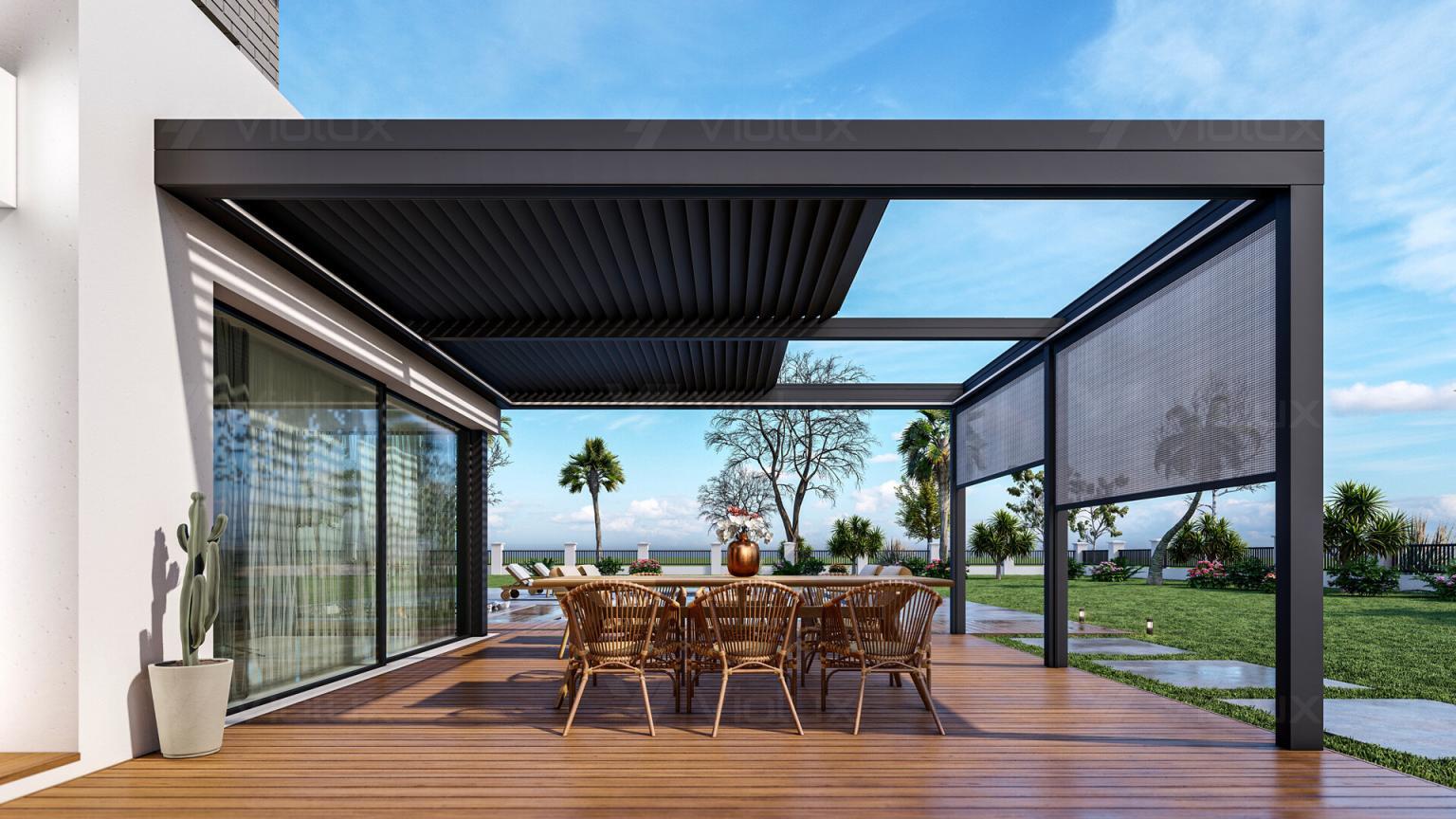 Retractable Aluminium Pergola